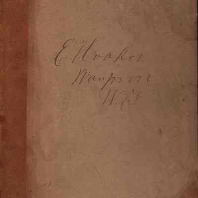 Book, Private and Local Laws, Wisconsin 1870