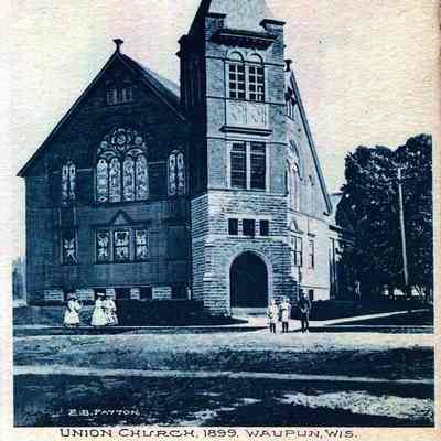 Postcard, Church, Union, E B Patton