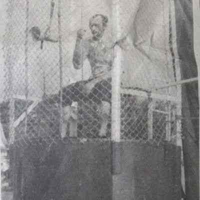 Alderman Loomans in Dunk Tank at Trail Days