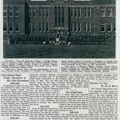 Photo from the WHS album book.