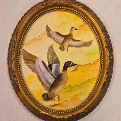 Painting, Ducks, Grenzow