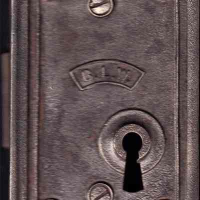 Lock, Corrections, Wisconsin State Prison, B L W