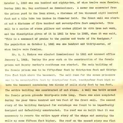 Brief History of Wis State Prison