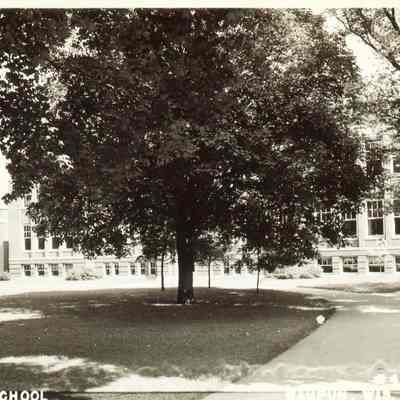 Postcard, 1913 High School after additions, #4