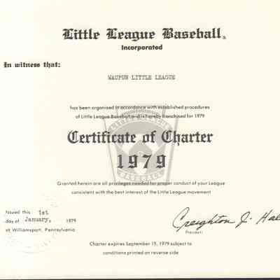Charter, 1979 Little League