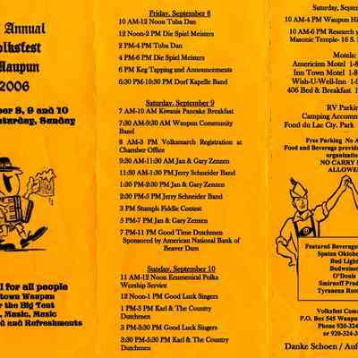 Volksfest Waupun 2000