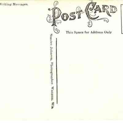Back of photo postcard - Our Kind