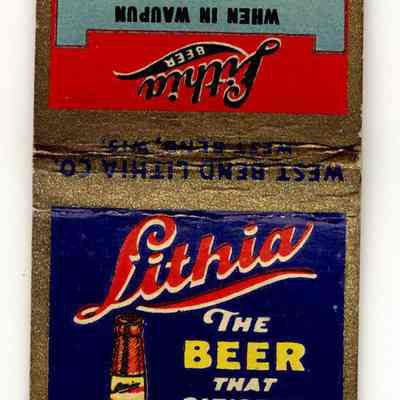 Happy's Tavern Matchbook.
