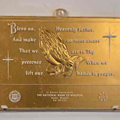 Wall Display, National Bank, Bless Me