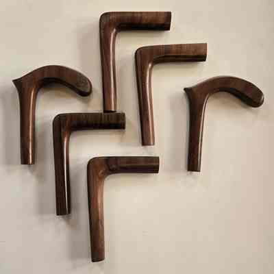 Cane Handles, Wood, Shaler