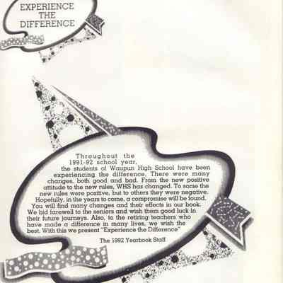 Waubun 1992 (Waupun H.S yearbook): Origformat: Other