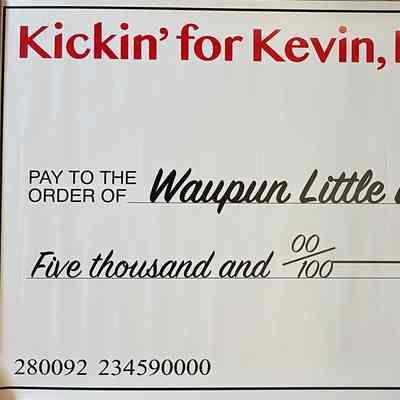 Banner Check, Kickin' For Kevin