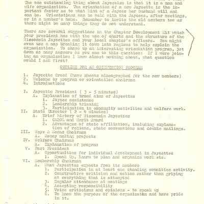 Orientation / Program