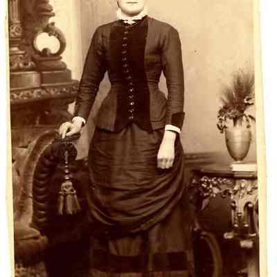 Cabinet Card, Johnson, Small, Lovila Mother