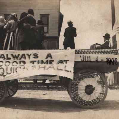 Postcard, Parades, Plays a Good Time at Quick's Hall