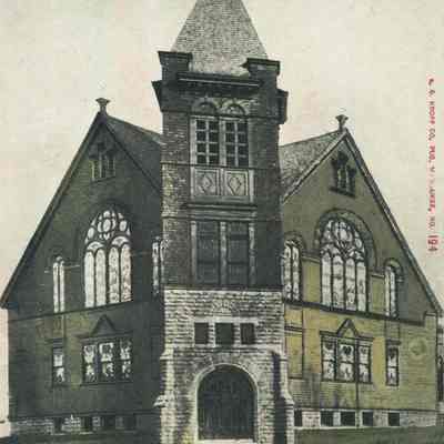 Postcard, Church, Union