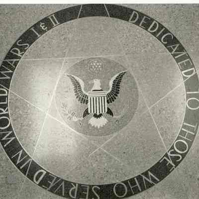 Photograph, Hospital, Star & Eagle, WWI & WWII Dedication