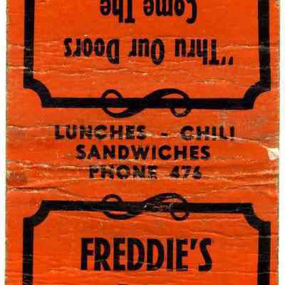 Matchbook, Freddie's Bar