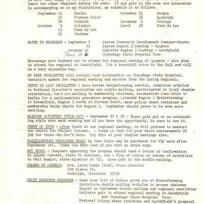 Page 4 - Agenda, misc. reminders