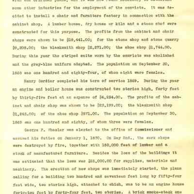 Brief History of Wis. State Prison.