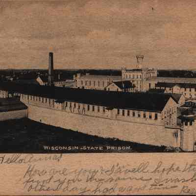 Postcard, Corrections, Wisconsin State Prison