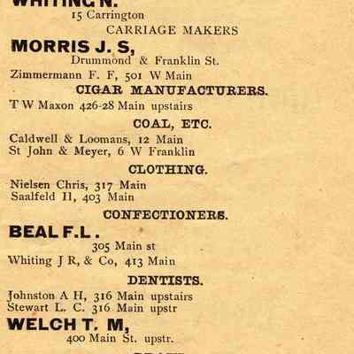 Waupun Directory 1898