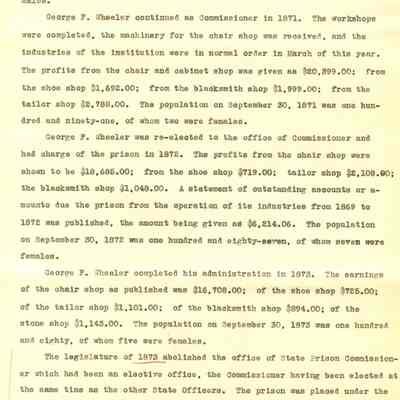 Brief history of Wis. State Prison.