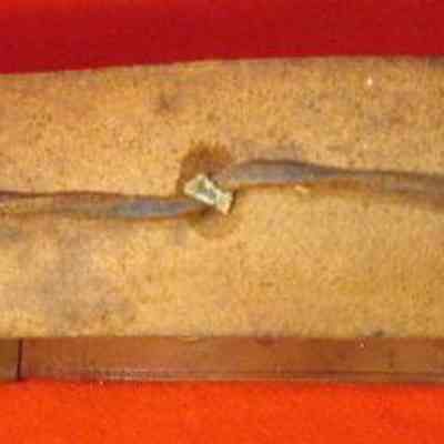 WW1 Military (foreign) belt - interior view