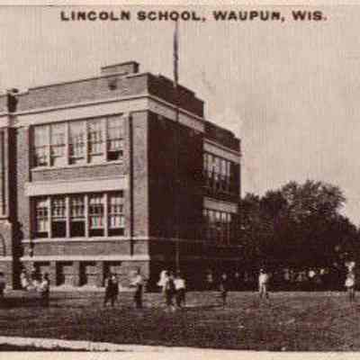 Postcard, Lincoln School
