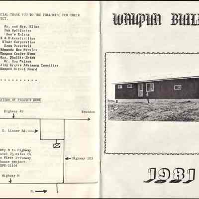 Waupun High School - Building Trades "House Project" (1981)