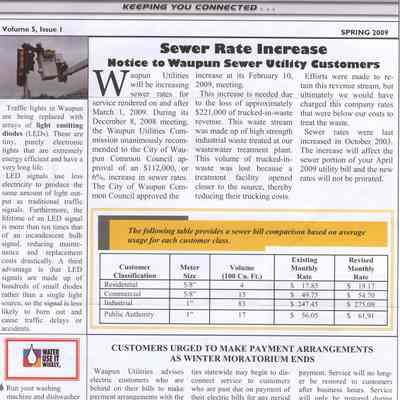 Service Matters from Waupun Utilites.