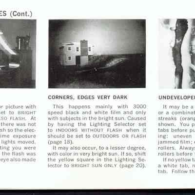 Polaroid 230 Land Camera Instr