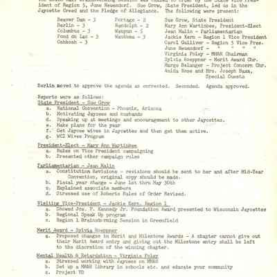 Minutes of Region 5 - Aug. 3, 1968