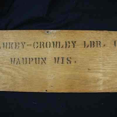 Sign, Wooden, Yawkey-Crowley Lumber Company
