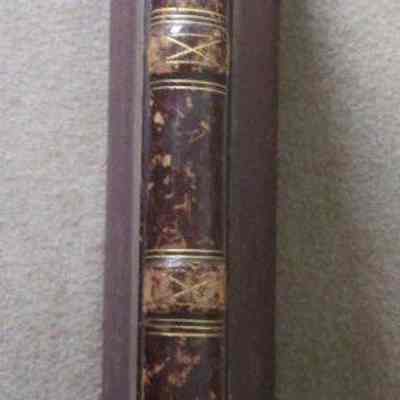 Spine of Record book.