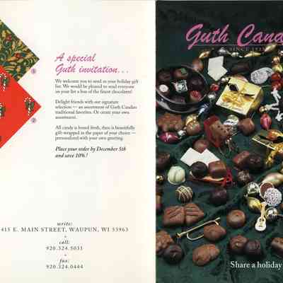 Menu, Guth Candies