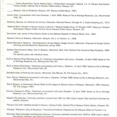 References Consulted continued