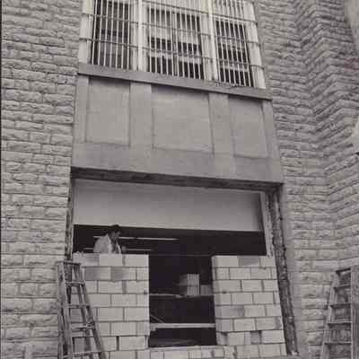 Photograph, Corrections, Wisconsin State Prison, Cafeteria Windows