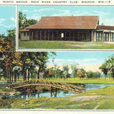 Postcard, Rock River County Club, Wis-5, #1320 N
