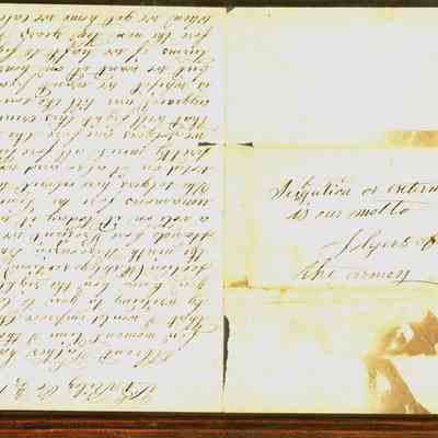 Letter sent durig Civil War