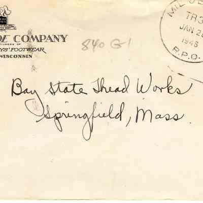 Envelope, Teeple Shoe Company