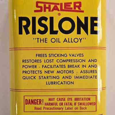 Can, Shaler, Rislone, The Oil Alloy, One US Pint