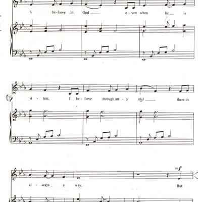Third page Sheet music