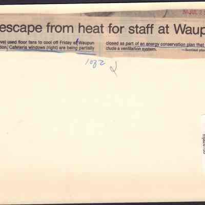 Back of photo of replacing Waupun prison windows