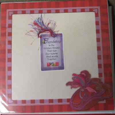 Friendship motto for Red Hat Tea Bag society