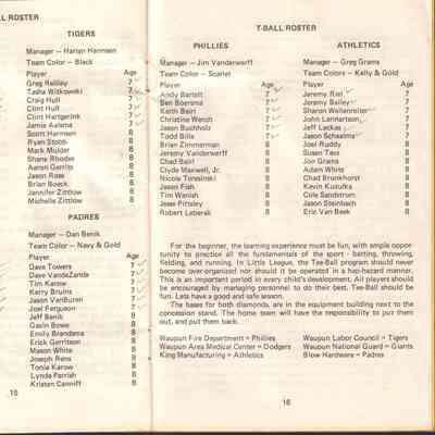 Pages 16 and 17