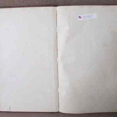 Inside front cover of District  School Record