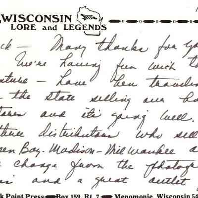 Wisconsin Lore and Legends.