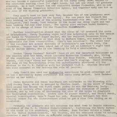 School District, Class Prophesy, 1957, Garland Lichtenberg