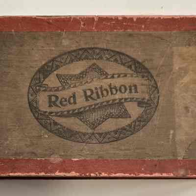 Cigar Box, Red Ribbon, Fisher & Gorehouse